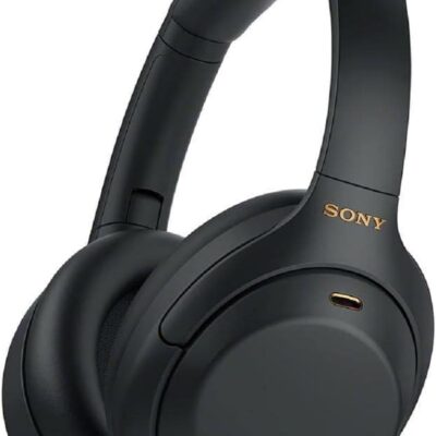 Sony WH-1000XM4 Wireless Premium Noise Canceling Overhead Headphones with Mic for Phone-Call and Alexa Voice Control, Black WH1000XM4  Electronics