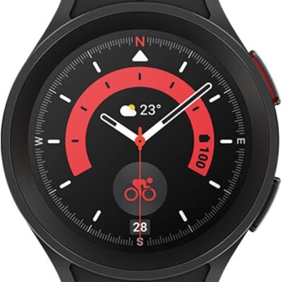 SAMSUNG Galaxy Watch 5 Pro 45mm Bluetooth Smartwatch w/Body, Health, Fitness and Sleep Tracker, Black  Electronics