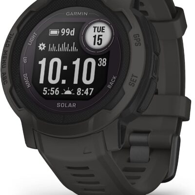 Garmin 010-02626-10 Instinct 2, Rugged Outdoor Watch with GPS, Built for All Elements, Multi-GNSS Support, Tracback Routing and More, graphite