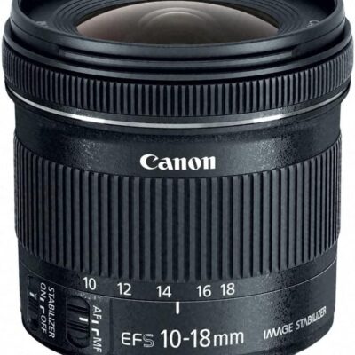 Canon EF-S 10-18mm f/4.5-5.6 is STM Lens, Lens Only  Electronics