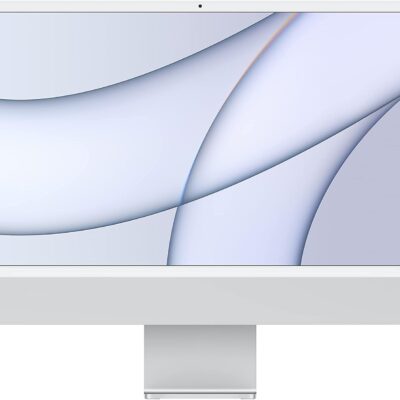 2021 Apple iMac (24-inch, Apple M1 chip with 8‑core CPU and 8‑core GPU, 8GB RAM, 256GB) – Silver (Renewed)  Electronics