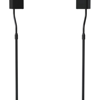 Sanus Adjustable Height Speaker Stand – Extends 28″ to 38″ – Holds Satellite & Small Bookshelf Speakers (i.e. Bose, Harmon Kardon, Polk, JBL, KEF, Klipsch, Sony and Others) – Set of 2 – Model HTBS : Electronics