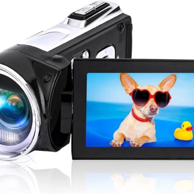 Heegomn Video Camera Camcorder FHD 1080P 30FPS 24.0MP Digital Cameras Recorder for YouTube TikTok 2.7 Inch 270 Degree Rotation Screen Vlogging Camcorders for Kids,Teens,Students,Beginners,Elders  Electronics