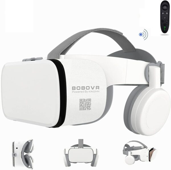 3D Virtual Reality VR Headset with Wireless Remote Bluetooth