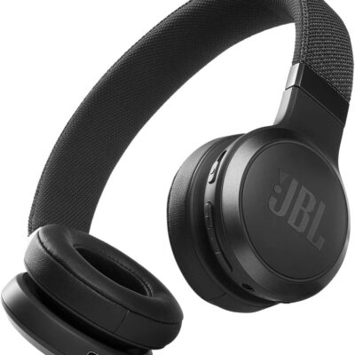 JBL Live 460NC – Wireless On-Ear Noise Cancelling Headphones with Long Battery Life and Voice Assistant Control – Black, Medium