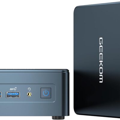 GEEKOM Mini PC Mini IT12, 12th Gen Intel i7-12650H NUC12 Mini Computers(10 Cores,16 Threads) 32GB DDR4/1TB PCIe Gen 4 SSD Windows 11 Pro Desktop PC Support Wi-Fi 6E/Bluetooth 5.2/USB 4.0/2.5G LAN/8K  Electronics