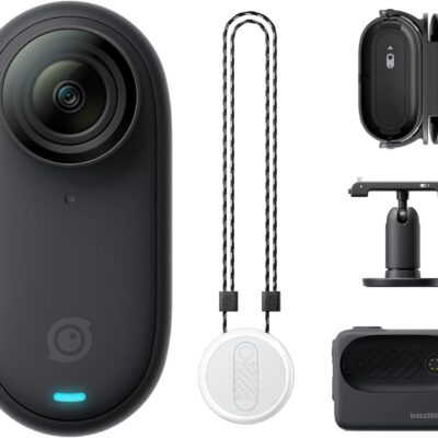 Insta360 GO 3 128GB – Vlogging Camera for Creators, Vloggers with Flip Touchscreen, Small, Light and Portable Action Camera, Hands-Free POV, Mount Anywhere, Stabilization, Remote Preview, Waterproof  Electronics