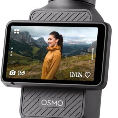 DJI Osmo Pocket 3, Vlogging Camera with 1” CMOS & 4K/120fps Video, 3-Axis Stabilization, Fast Focusing, Face/Object Tracking, 2″ Rotatable Touchscreen, Small Video Camera for Photography, YouTube  Electronics