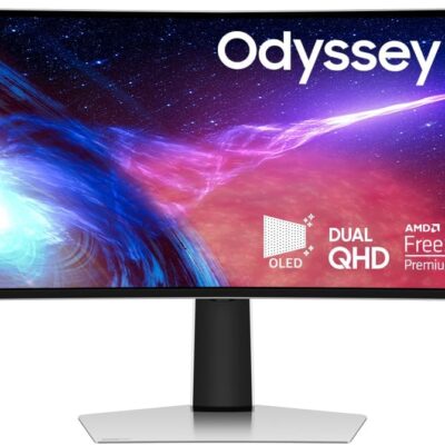 SAMSUNG 49″ Odyssey G93SC Series OLED Curved Gaming Monitor