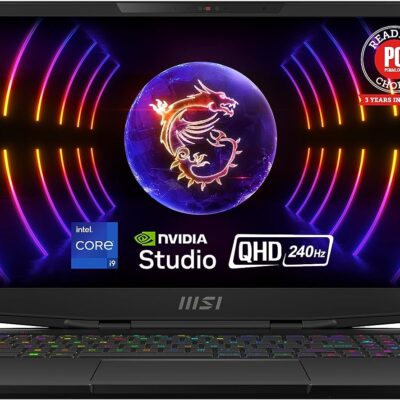 MSI Stealth 17 Studio 17.3″ QHD 240Hz Gaming Laptop 13th Gen Intel Core i9