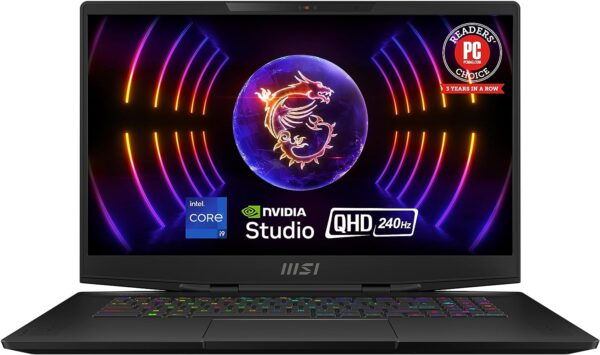 MSI Stealth 17 Studio 17.3" QHD 240Hz Gaming Laptop 13th Gen Intel Core i9