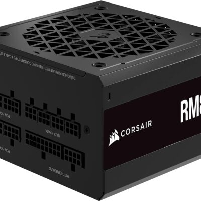 Corsair RM850e (2023) Fully Modular Low-Noise Power Supply – ATX 3.0 & PCIe 5.0 Compliant – 105°C-Rated Capacitors – 80 Plus Gold Efficiency – Modern Standby Support – Black  Electronics