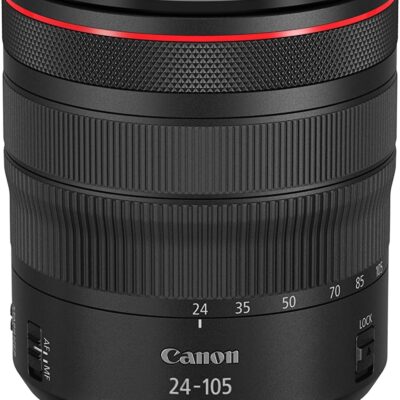 Canon RF 24-105mm f/4L IS USM Lens, Black – 2963C002  Electronics