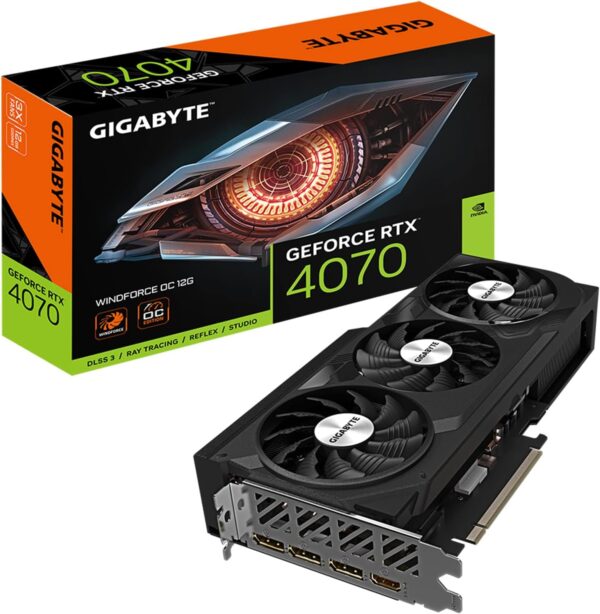 GIGABYTE GeForce RTX 4070 WINDFORCE OC 12G Graphics Card