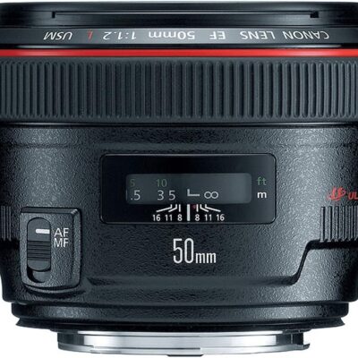 Canon EF 50mm f/1.2 L USM Lens for Canon Digital SLR Cameras – Fixed  Camera Lenses : Electronics