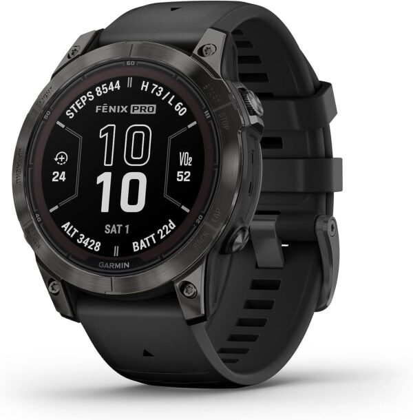 Garmin fēnix 7 Pro Sapphire Solar, Multisport GPS Smartwatch