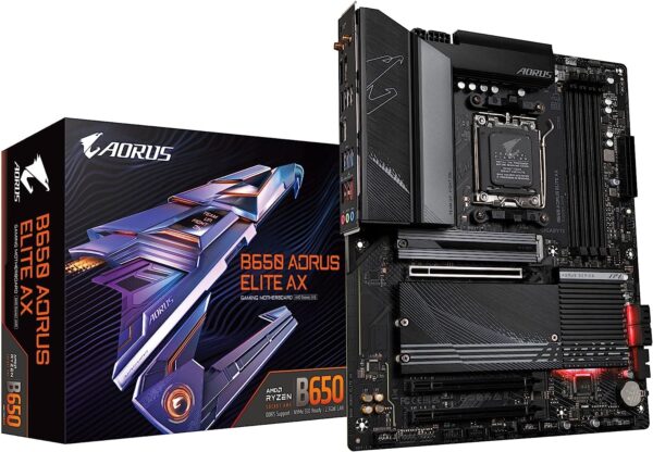 GIGABYTE B650 AORUS Elite AX AMD B650 ATX Motherboard with DDR5