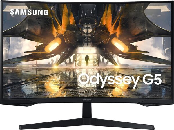 SAMSUNG 32" Odyssey G55A QHD 165Hz 1ms FreeSync Curved Gaming Monitor