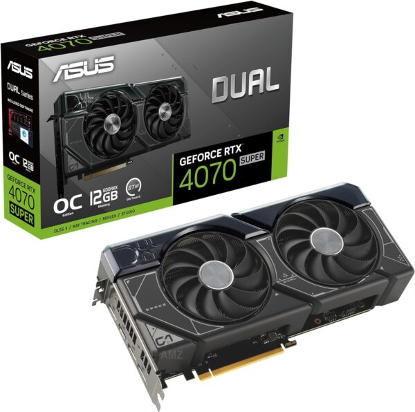 ASUS Dual GeForce RTX 4070 Super OC Edition Graphics Card