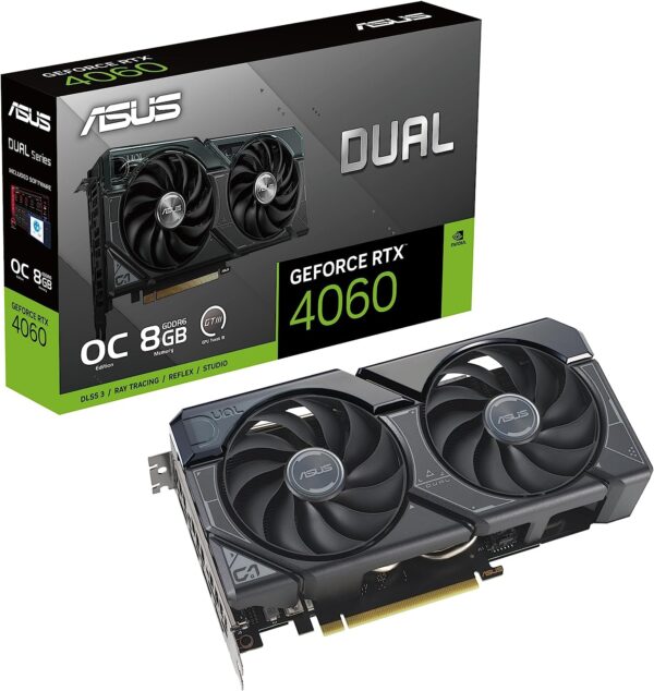 ASUS Dual GeForce RTX™ 4060 OC Edition 8GB GDDR6