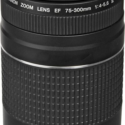 Canon EF 75-300mm f/4-5.6 III Telephoto Zoom Lens for Canon SLR Cameras, 6473A003 (Renewed)  Electronics