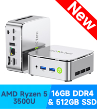GMKtec M6 Ultra Gaming Mini PC Ryzen 7640HS (Upgraded 6600H/ 6800U), 32GB RAM DD