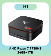 KAMRUI Pinova P2 Mini PC 16GB RAM 512GB SSD, AMD Ryzen 4300U(Beats 10110U/3500U/