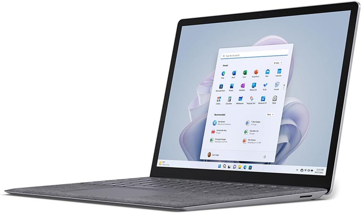 Microsoft Surface Laptop 5 13.5" – Core i5, 8GB RAM, 256GB SSD, Platinum