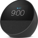 Amazon Echo Spot (2024) – Smart Alarm Clock with Alexa, Black