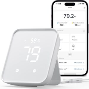 SwitchBot Hub 2 – Smart Home Hub with Temperature & Humidity Sensor