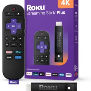 Roku Streaming Stick 4K – HDR Streaming Device with Voice Remote