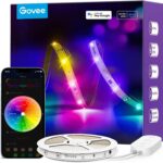 Govee Smart LED Strip Lights 16.4ft – RGB Wi-Fi, Works with Alexa