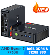 GMKtec M6 Ultra Gaming Mini PC Ryzen 7640HS (Upgraded 6600H/ 6800U), 32GB RAM DD