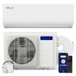 DELLA 18000 BTU Mini Split – Ultra Hyper Heat Pump, 25 SEER2, -22°F, WiFi Smart Control