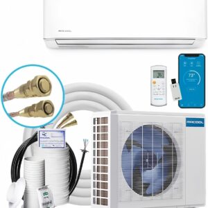 MRCOOL DIY 12,000 BTU Mini Split Heat Pump – 22 SEER, No-Vacuum Install, Smart Home
