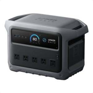 Anker SOLIX C2000 – 2,048Wh LiFePO4, 2,000W, X-Boost 3,000W, AC+Solar