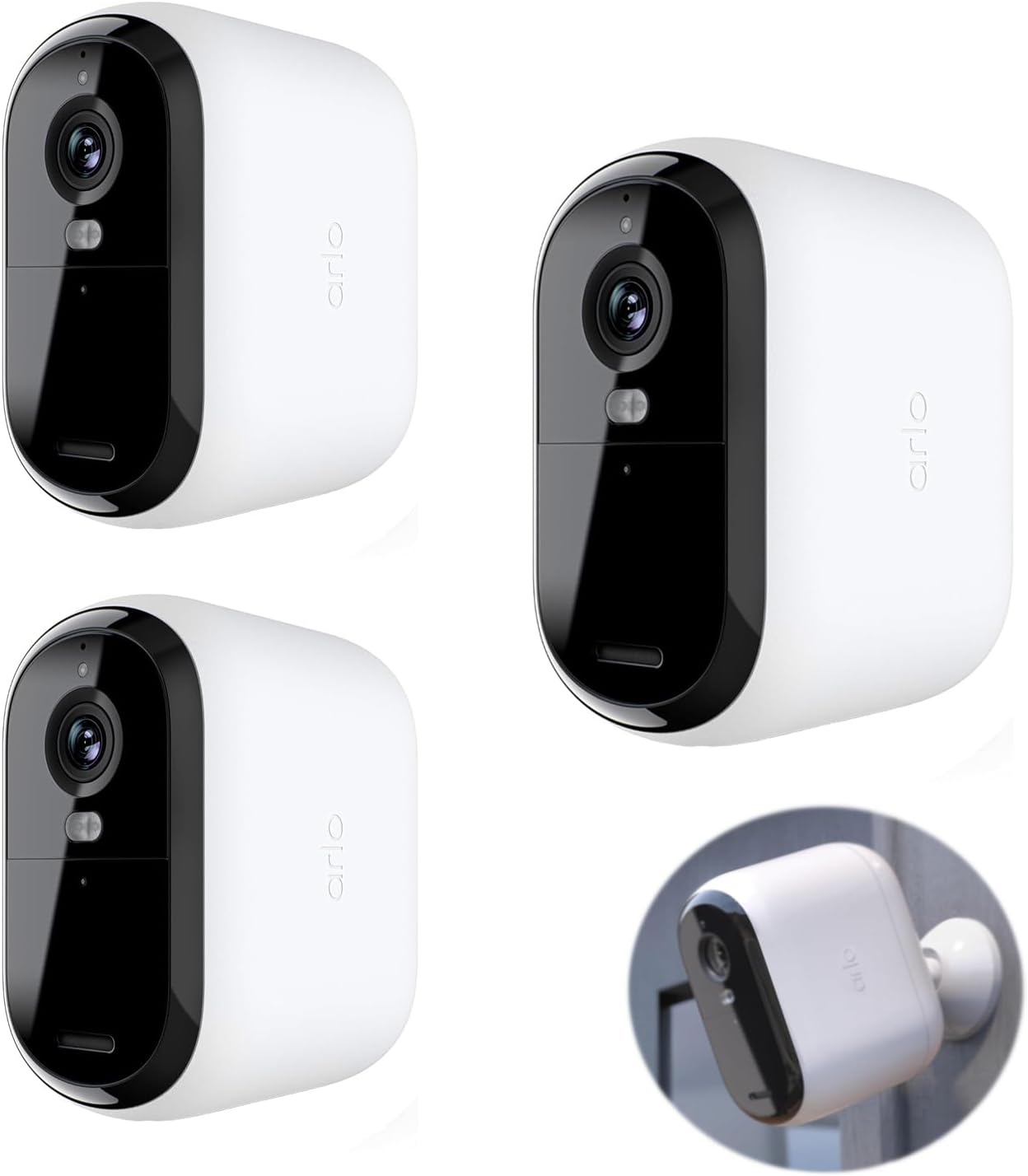 Arlo Essential Spotlight Camera 2K – Wireless Outdoor Security Camera, Color Night Vision