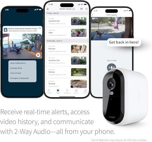 Arlo Essential Spotlight Camera 2K – Wireless Outdoor Security Camera, Color Night Vision - Image 4