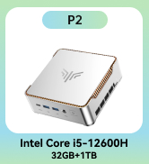 KAMRUI Pinova P2 Mini PC 16GB RAM 512GB SSD, AMD Ryzen 4300U(Beats 10110U/3500U/
