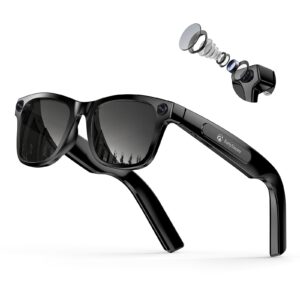 EarlySincere 2026 AI Smart Glasses – 8MP 4K Camera, EIS, AI Voice Control, Bluetooth