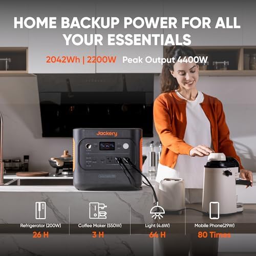 Jackery Explorer 1000 Plus – 1,264Wh LiFePO4, 2,000W, Expandable to 5,000Wh - Image 3